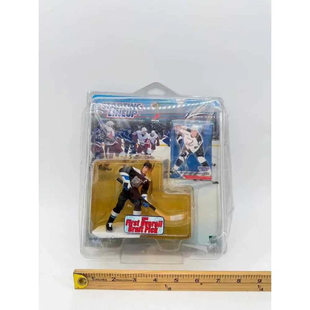 2000 Starting Lineup Vincent Lecavalier Tampa Bay NHL Figure Card New